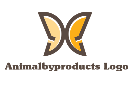 letter D butterfly logo