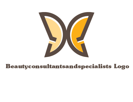 letter D butterfly logo