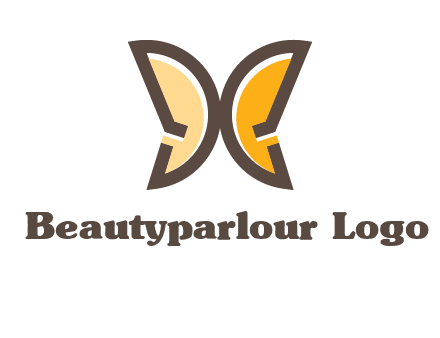 letter D butterfly logo