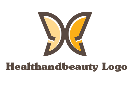 letter D butterfly logo