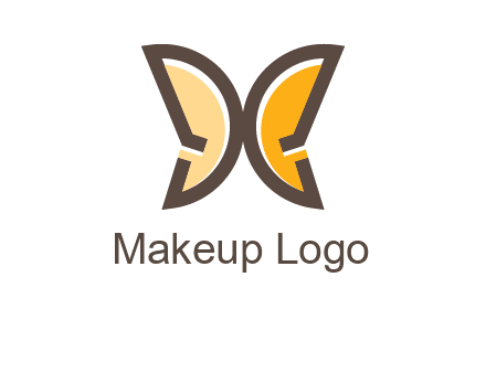 letter D butterfly logo