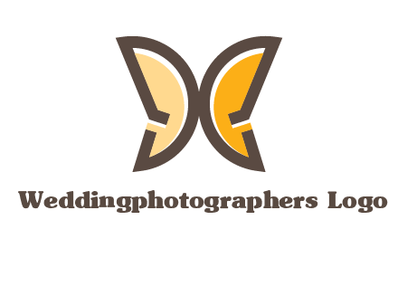 letter D butterfly logo