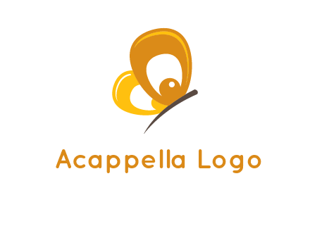 round butterfly logo
