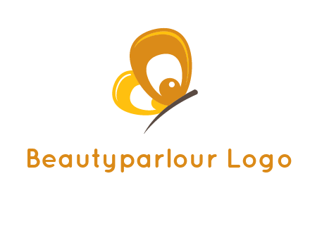 round butterfly logo
