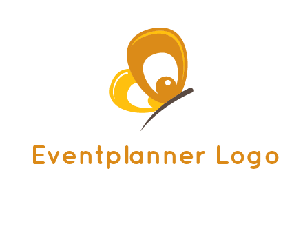 round butterfly logo