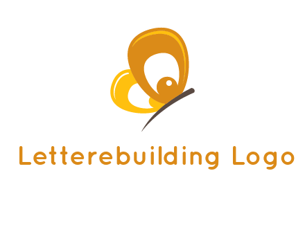 round butterfly logo