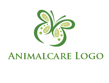line art butterfly logo