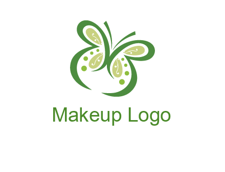 line art butterfly logo