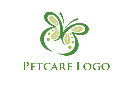 line art butterfly logo