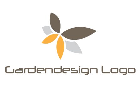 butterfly flower logo