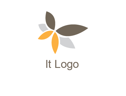 butterfly flower logo