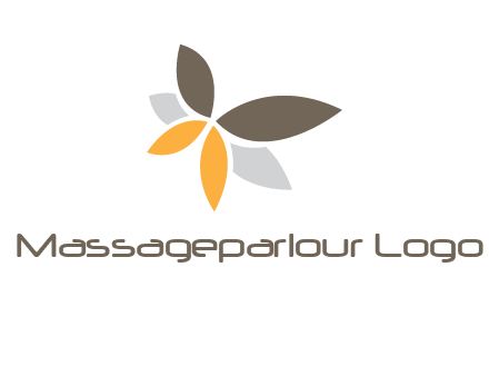 butterfly flower logo