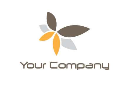 butterfly flower logo