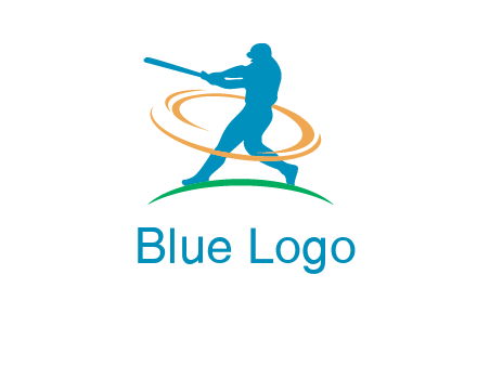 batsman sports logo