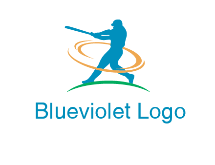 batsman sports logo