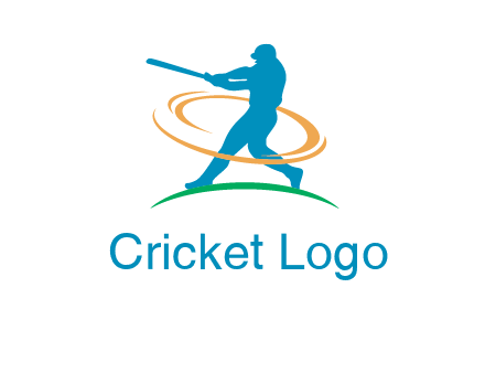 batsman sports logo