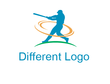batsman sports logo