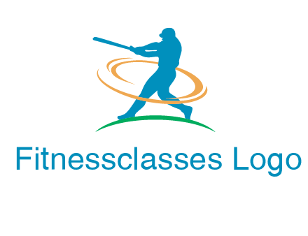 batsman sports logo