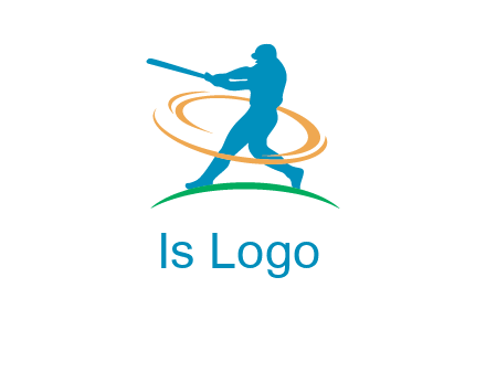 batsman sports logo