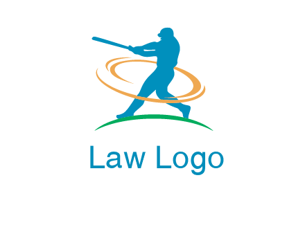 batsman sports logo