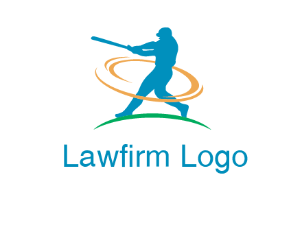batsman sports logo