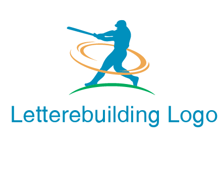 batsman sports logo