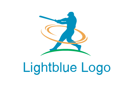 batsman sports logo