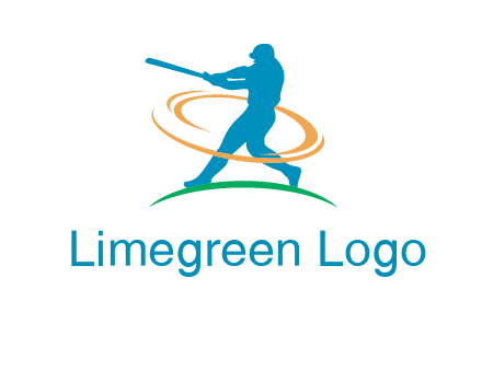 batsman sports logo