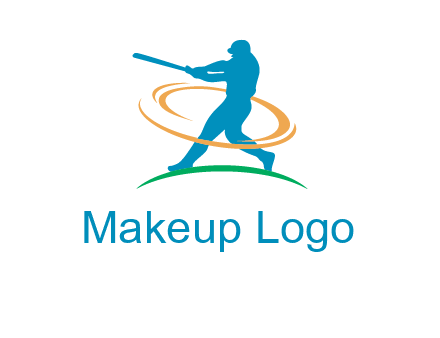 batsman sports logo