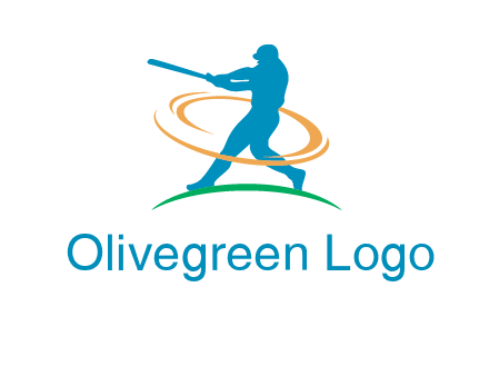 batsman sports logo