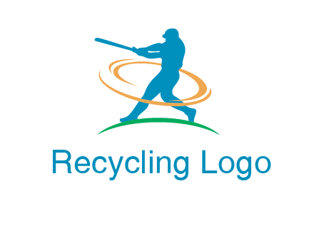 batsman sports logo