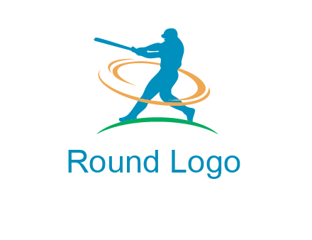 batsman sports logo