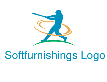 batsman sports logo