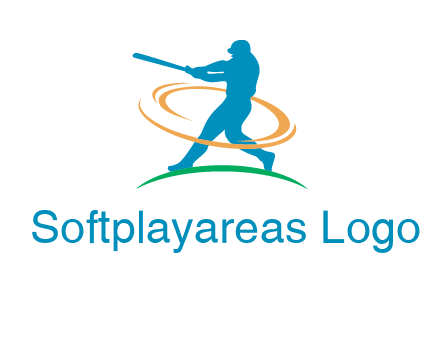 batsman sports logo