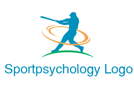 batsman sports logo