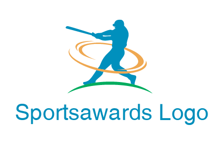 batsman sports logo