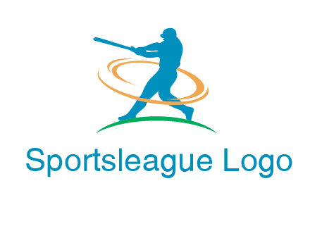 batsman sports logo
