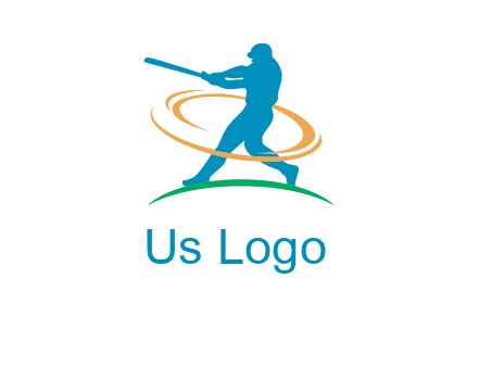 batsman sports logo