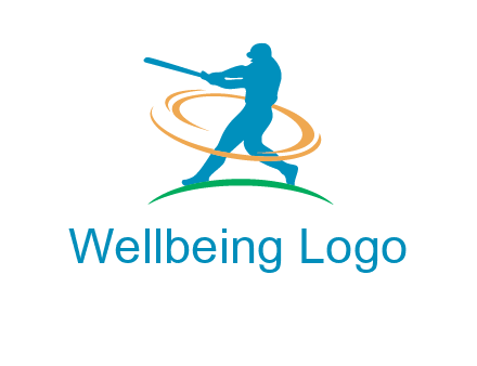 batsman sports logo