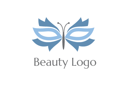 butterfly mask logo
