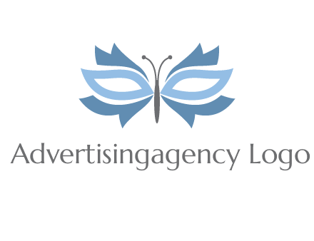 butterfly mask logo