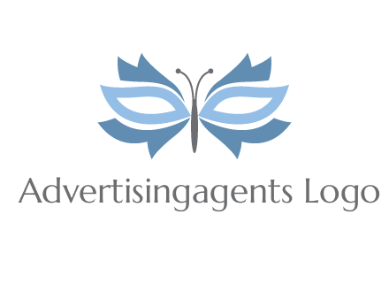 butterfly mask logo