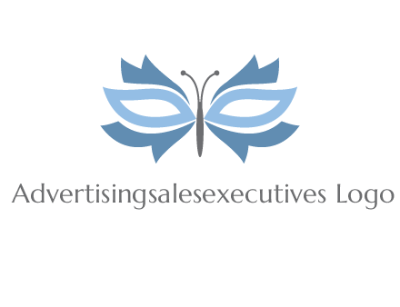 butterfly mask logo