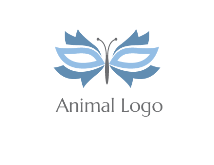 butterfly mask logo