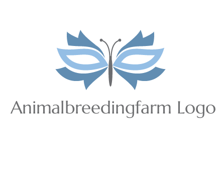 butterfly mask logo