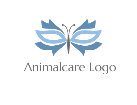 butterfly mask logo