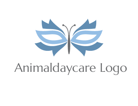butterfly mask logo