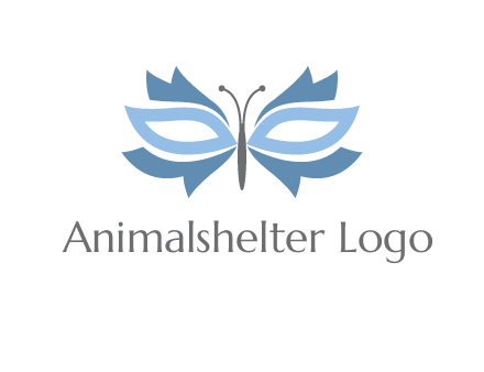 butterfly mask logo