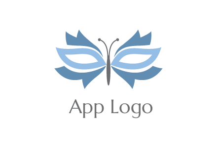 butterfly mask logo