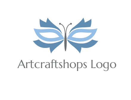 butterfly mask logo